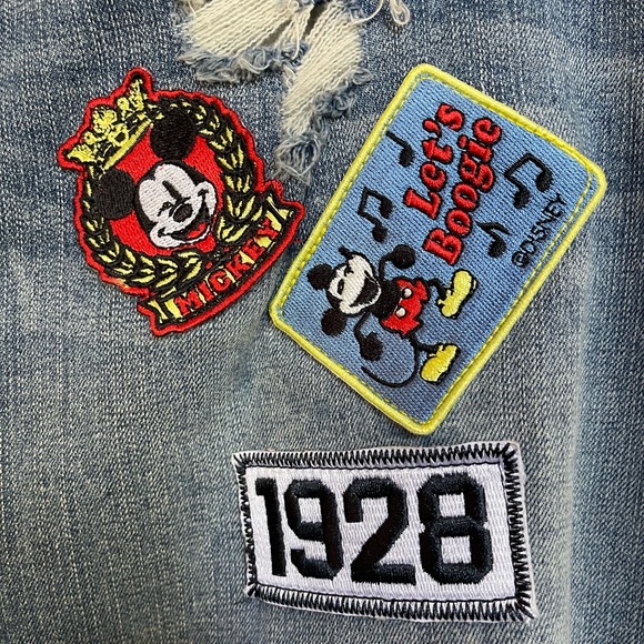 Torrid Mickey Mouse Distressed Jeans Women's PLUS 22R Disney - Picture 6 of 10